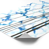 Cloudy Sky Fine Art Print Poster (Ecke)