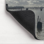 Cloudy Sky Hudson River New York Riverside Park NY Mousepad (Ecke)