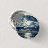 Cloudy Sky in Brighton Seafront Button (Vorne & Hinten)