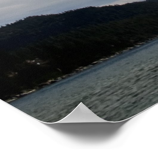 Cloudy Sky in Tahoe Poster (Ecke)