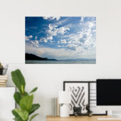 Cloudy Sky in Tahoe Poster (Heimbüro)