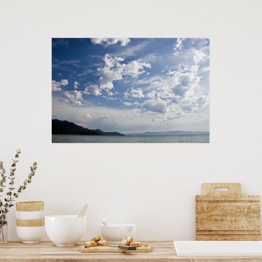 Cloudy Sky in Tahoe Poster (Küche)