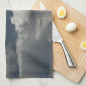 Cloudy Sky Kitchen Handtuch (Viertel Falte)