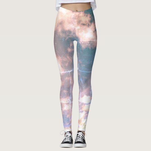 "Cloudy Sky" Leggings (Vorderseite)