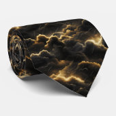 Cloudy Sky Pattern Krawatte (Gerollt)