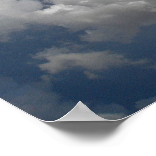 Cloudy Sky Poster (Ecke)