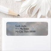 Cloudy Sky Return Label (Insitu)