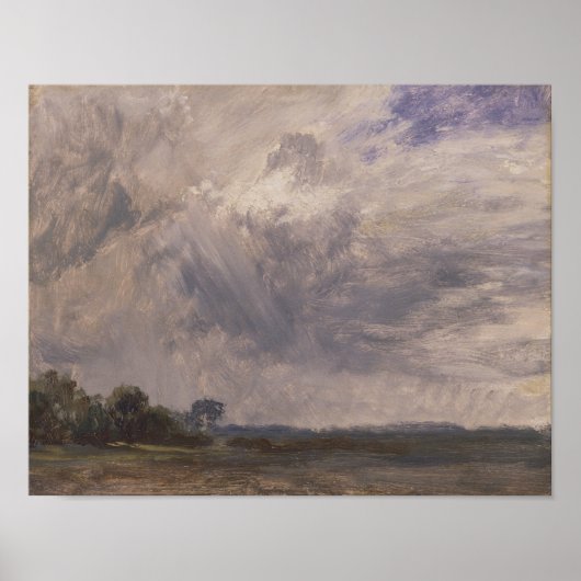 Cloudy Sky Study - John Constable Poster (Vorne)