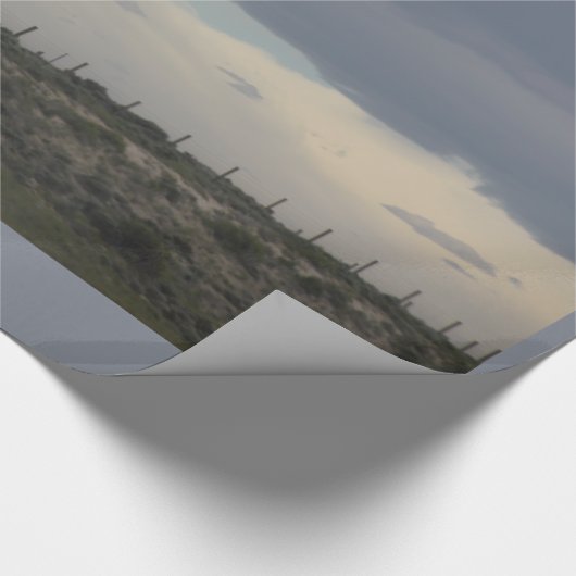 Cloudy Sky Wrapping Paper Geschenkpapier (Ecke)