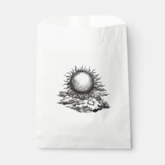 Cloudy Sun Geschenktütchen (Vorderseite)