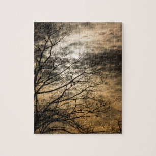 Cloudy Sun Scene Puzzle
