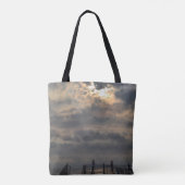 Cloudy Sunrise von Shirley Taylor Tasche (Rückseite)