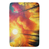 Cloudy Sunset Badematte (Vorderseite Vertikal)