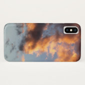 Cloudy Sunset iPhone Case (Rückseite (Horizontal))