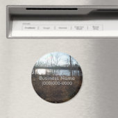 Cloudy Sunset Magnet (In Situ (Geschirrspüler))