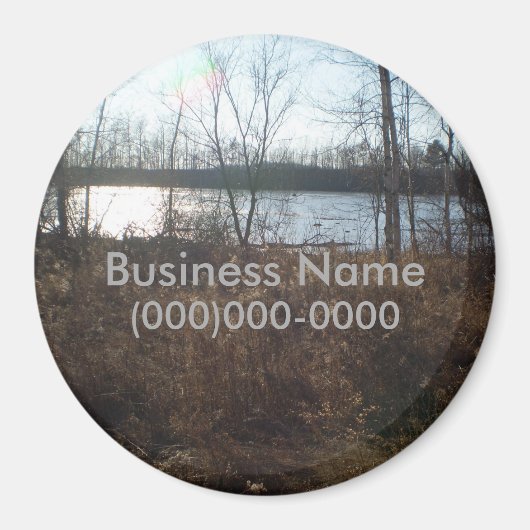 Cloudy Sunset Magnet (Vorne)