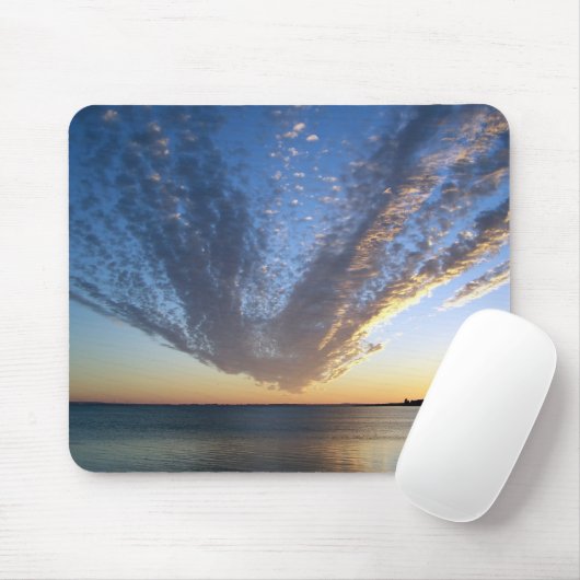 Cloudy Sunset Mousepad (Mit Mouse)