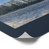 Cloudy Waterscape Poster (Ecke)