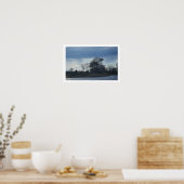 Cloudy Waterscape Poster (Küche)