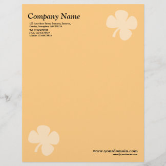 Cloue - Light Orange Briefbogen