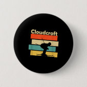 Clouroft New Mexico Retro Ski  Button (Vorderseite)