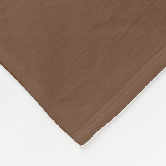 Clove Colored Fleecedecke (Ecke)