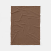 Clove Colored Fleecedecke (Vorderseite)