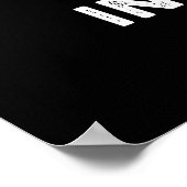 Clove ist in der Luft Funny Knolic Pun Dark BG Poster (Ecke)