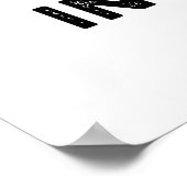 Clove ist in der Luft lustige Knoblauchpuppe Poster (Ecke)