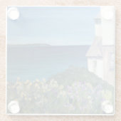 Clovelly Devon Glasuntersetzer (Rückseite)