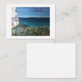 Clovelly Devon Mitteilungskarte (Vorne/Hinten)