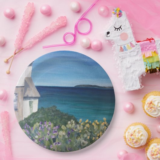 Clovelly Devon Pappteller (Party)