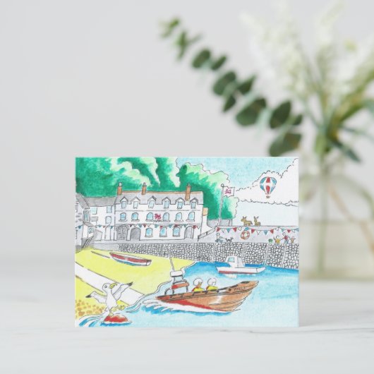 Clovelly, Devon Postcard Postkarte (Stehend Vorderseite)