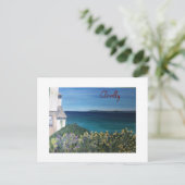 Clovelly Devon Postkarte (Stehend Vorderseite)