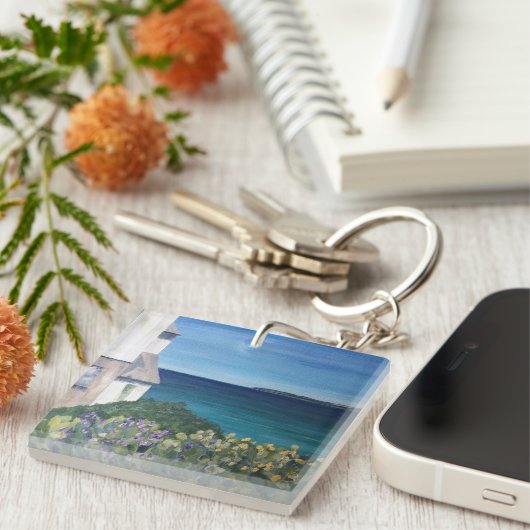 Clovelly Devon Schlüsselanhänger (Vorderseite rechts)