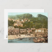 Clovelly Harbour, Torridge, Devon, c.1895 Postkarte (Vorne/Hinten)