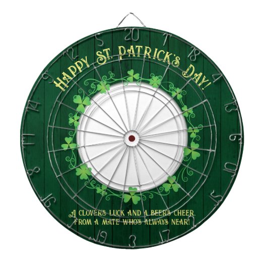 Clover & Beer Company Dartscheibe (vorne)