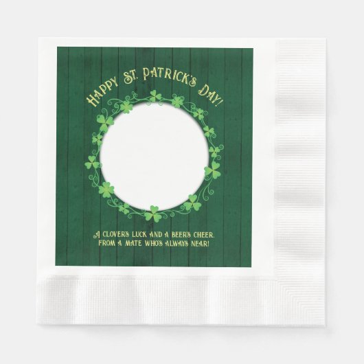 Clover & Beer Company Serviette (Vorderseite)