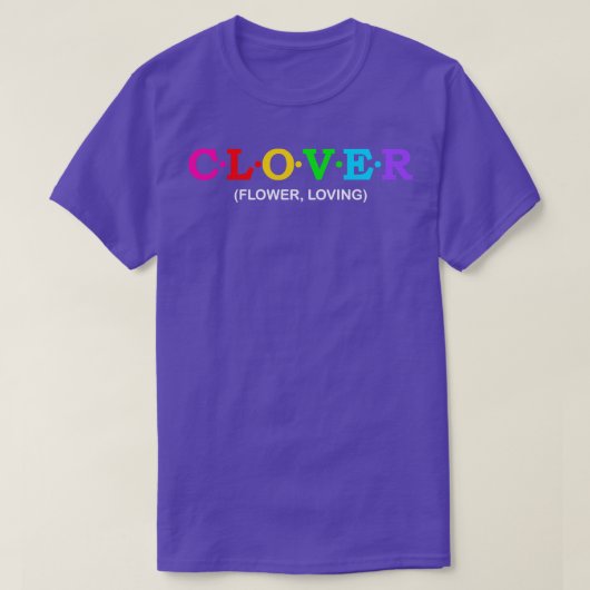 Clover Blume T-Shirt (Design vorne)