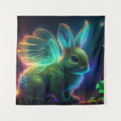 Clover Bunny Wandteppich (Vorderseite)