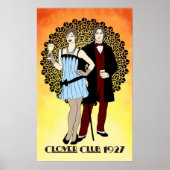 Clover Club 1920 Art Nouveau Poster (Vorne)