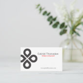 CLOVER DESIGN VISITENKARTE (Stehend Vorderseite)