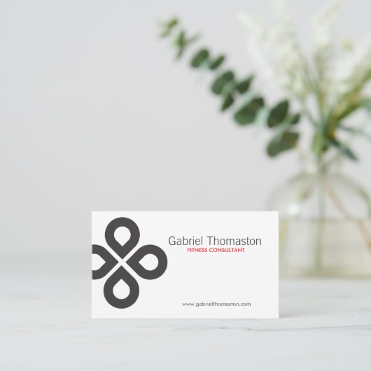 CLOVER DESIGN VISITENKARTE (Stehend Vorderseite)