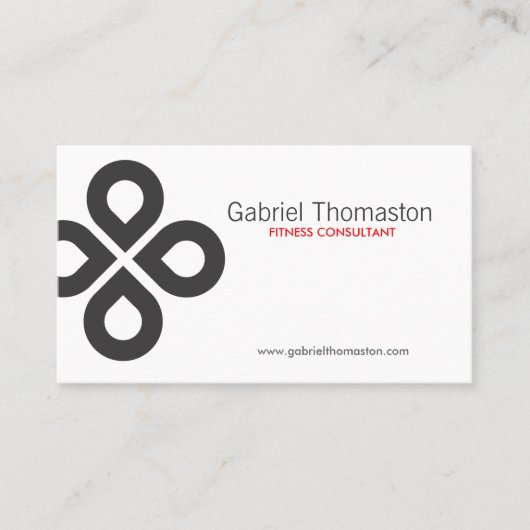 CLOVER DESIGN VISITENKARTE (Vorderseite)