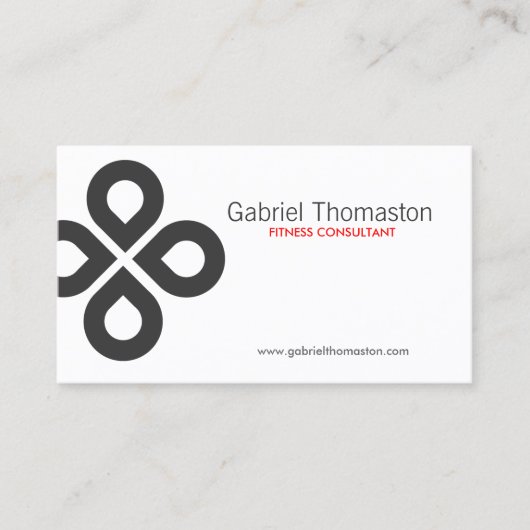 CLOVER DESIGN VISITENKARTE (Vorderseite)