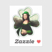 Clover Earring St. Patrick's Day Aufkleber (Blatt)