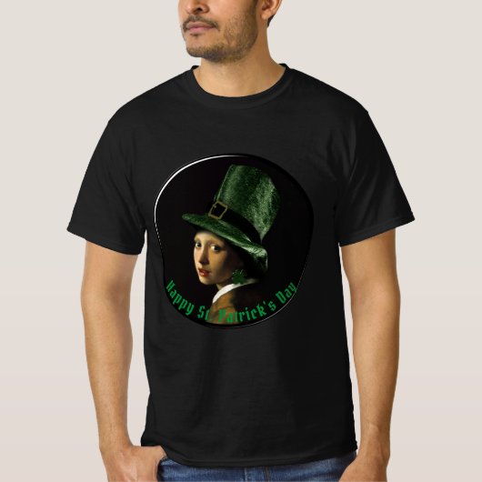 Clover Earring St. Patrick's Day T-Shirt (Vorderseite)
