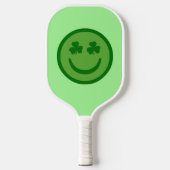 Clover Eyes Happy Face Pickleball Paddle (Vorderseite)