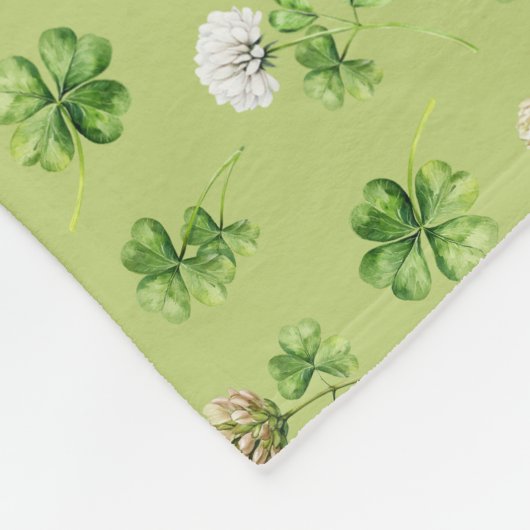 Clover Fleece Blanket (Ecke)