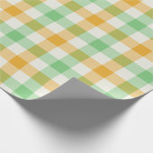 Clover Gingham - Geschenkpapier (Ecke)